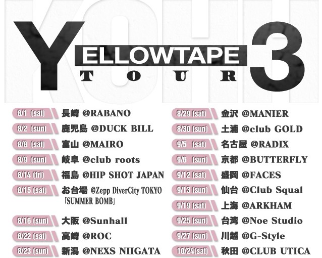KOHH “Y3 TOUR”