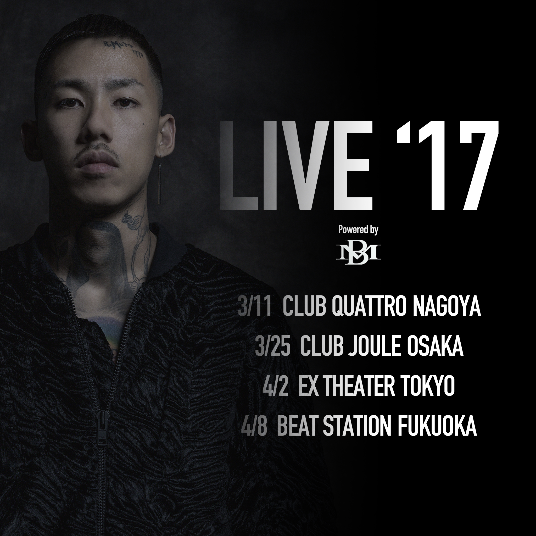 KOHH”DIRT”TOUR開催決定！＆”DIRT”CONCERT＆GALLERY＠恵比寿LIQUIDROOM